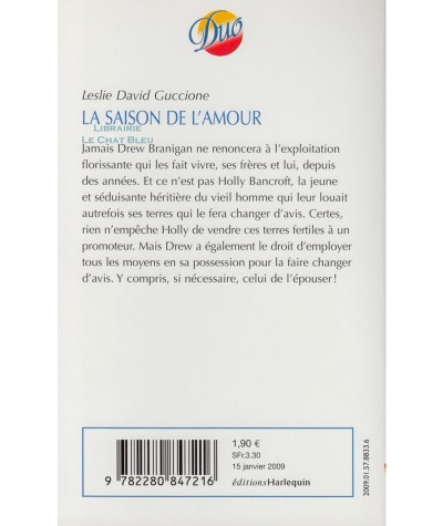 La saison de l'amour (Leslie David Guccione) - Harlequin Duo N° 237