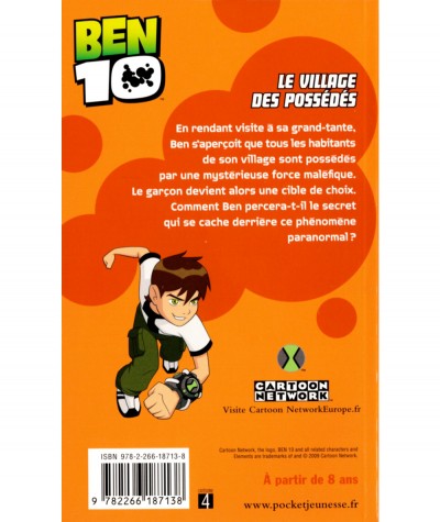 BEN 10 Tome 4 : Le village des possédés (Pascale Lecoeur) - Pocket jeunesse N° 2118