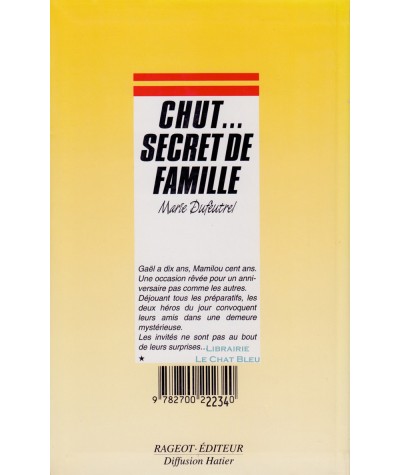 Chut… secret de famille (Marie Dufeutrel) - Collection Cascade - Rageot Editeur