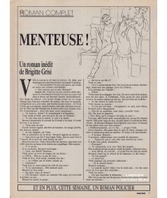 Menteuse ! (Brigitte Grisi) - La Bruine (Martine Médaglia-Prévôt) - BS Lecture