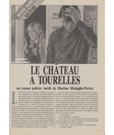 Le château à tourelles (Martine Médaglia-Prévot)- BS Lecture 3486