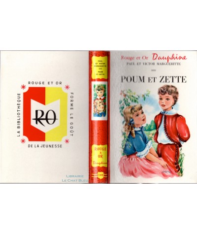 Poum et Zette (Paul et Victor Margueritte) - Bibliothèque Rouge et Or Dauphine N° 129