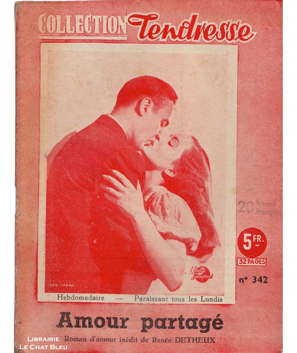 Amour partagé (René Detheux) - Charles BOYER et Ann BLYTH en couverture - Tendresse N° 342