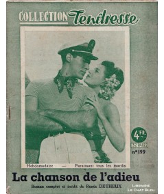 La Chanson de l'Adieu (Renée Detheux) - Ricardo MONTALBAN et Esther WILLIAMS en couverture - Tendresse N° 199