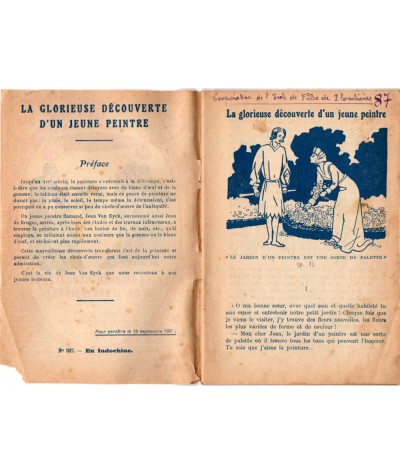 La glorieuse découverte d'un jeune peintre (Charles Guyon) - Les livres roses pour la jeunesse N° 526 - Librairie Larousse