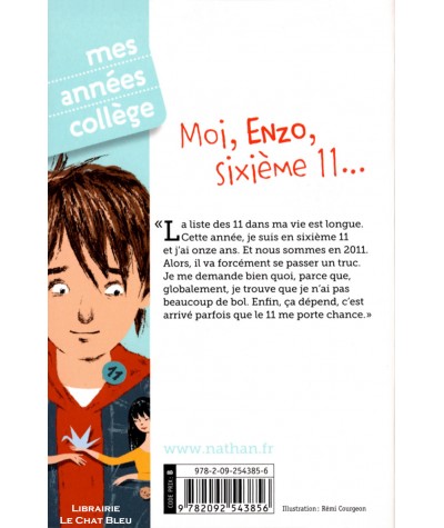 Enzo, 11 ans, Sixième 11 (Joëlle Ecormier) - Nathan Poche N° 246