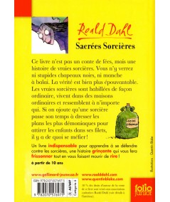 Sacrées sorcières (Roald Dahl) - Folio Junior N° 613 - Gallimard