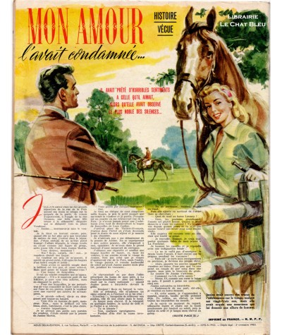 Magazine Nous Deux n° 313 paru en 1953
