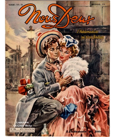 Magazine Nous Deux n° 186 paru en 1950 : Lendemain de fête
