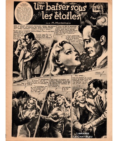 Magazine Nous Deux n° 97 paru en 1949 : Rêverie
