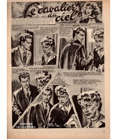 Magazine Nous Deux n° 180 paru en 1950 : Le cavalier du ciel (roman-photo)