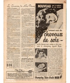 Magazine Nous Deux n° 47 paru le 5 mai 1948 : Plaisirs de la vitesse