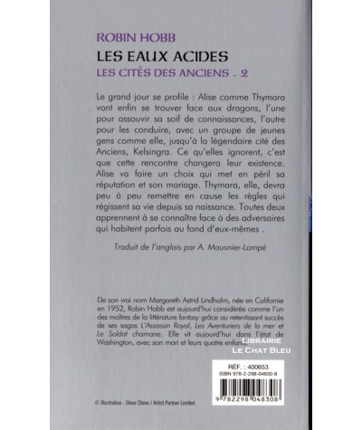 La Cité des Anciens T2 : Les eaux acides (Robin Hobb) - Collection Fantasy - France Loisirs