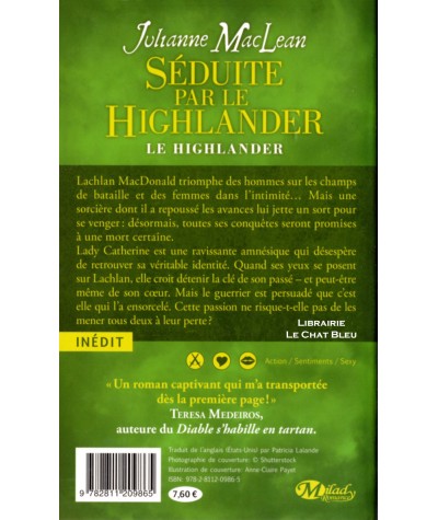 Le Highlander T3 : Séduite par le Highlander - Julianne MacLean - Milady Pemberley
