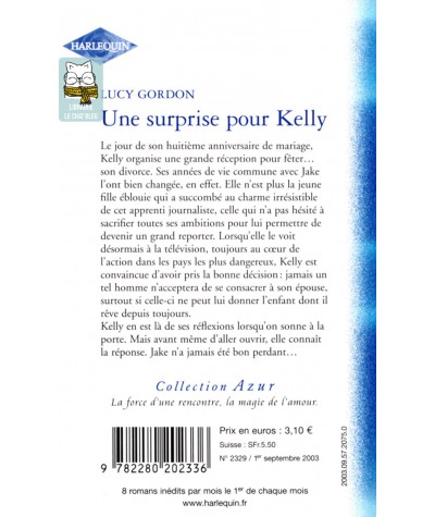Une surprise pour Kelly - Lucy Gordon - Harlequin Azur N° 2329