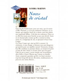 Noces de cristal - Sandra Marton - Harlequin Azur HS