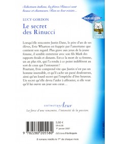 Le secret des Rinucci - Lucy Gordon - Harlequin Azur N° 2654