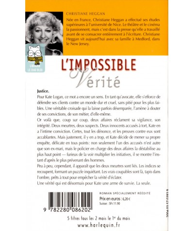 L'impossible vérité - Christiane Heggan - Best Sellers Harlequin N° 90