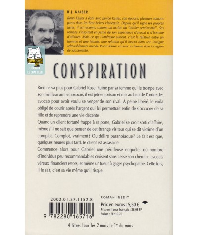 Conspiration - R.J. Kaiser - Les Best-Sellers Harlequin N° 143