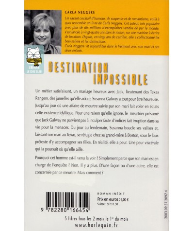 Destination impossible - Carla Neggers - Les Best Sellers Harlequin N° 180