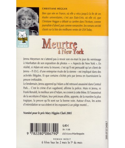 Meurtre à New York - Christiane Heggan - Les Best-Sellers Harlequin N° 231