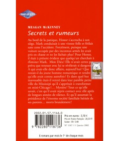 Secrets et rumeurs - Meagan McKinney - Harlequin Rouge passion N° 1107