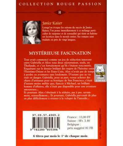 Mystérieuse fascination - Janice Kaiser - Harlequin Rouge Passion