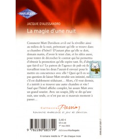 La magie d'une nuit - Jacquie d'Alessandro - Harlequin Passion N° 1349