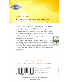 Une promesse éternelle - Renee Roszel - Harlequin Horizon N° 1829