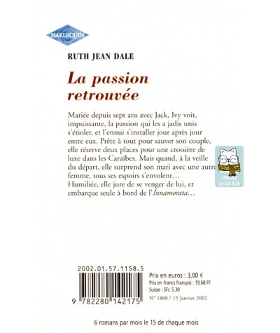 La passion retrouvée - Ruth Jean Dale - Harlequin Horizon N° 1800