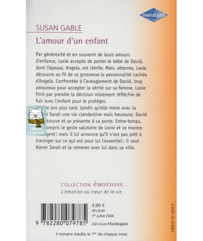 L'amour d'un enfant - Susan Gable - Harlequin Emotions N° 975
