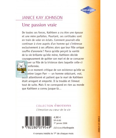 Une passion vraie - Janice Kay Johnson - Harlequin Emotions N° 951