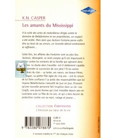 Les amants du Mississippi - K. N. Casper - Harlequin Emotions N° 884