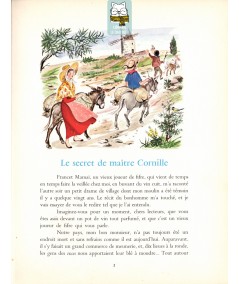 Le Secret de Maître Cornille - Alphonse Daudet - Aquarelles de Janicotte